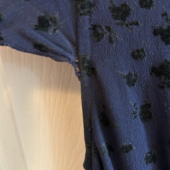 *SOLD* Aritzia Sunday Best Rand Floral Velvet Dress - Picture 6 of 7